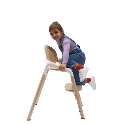 silla evolutiva Bugaboo en uso con niña de 3 años